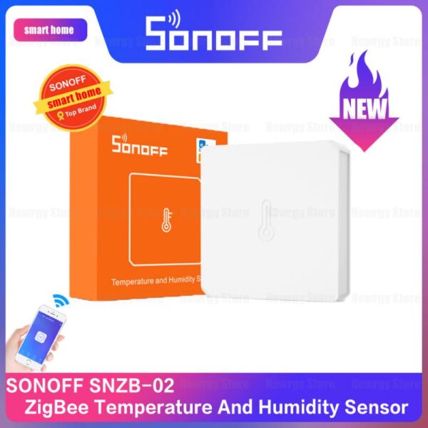 SONOFF Heat Detector SNZB-02 - ZigBee Temperature And Humidity Sensor