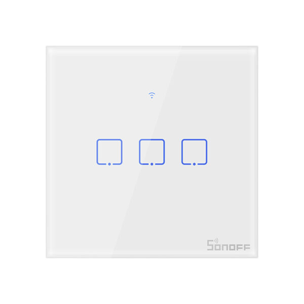 SONOFF T0UK TX Smart Wifi White wall touch switch with Smart Home edge 3 Gang works with Alexa IFTTT,Google - Image 7