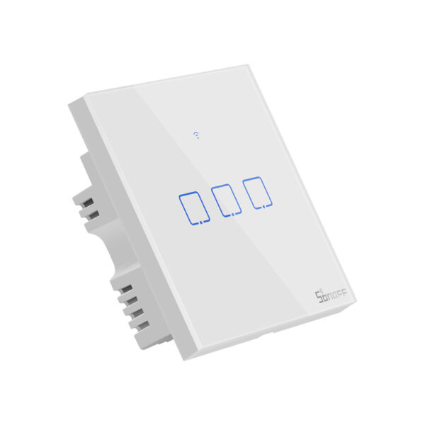 SONOFF T0UK TX Smart Wifi White wall touch switch with Smart Home edge 3 Gang works with Alexa IFTTT,Google - Image 4