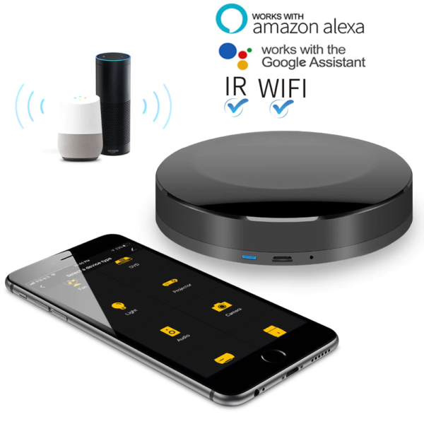 WIFI+IR+4G(S08) Universal Controller for Smart Home Automation iOS Android  Work With Voice Control Alexa Google HOME