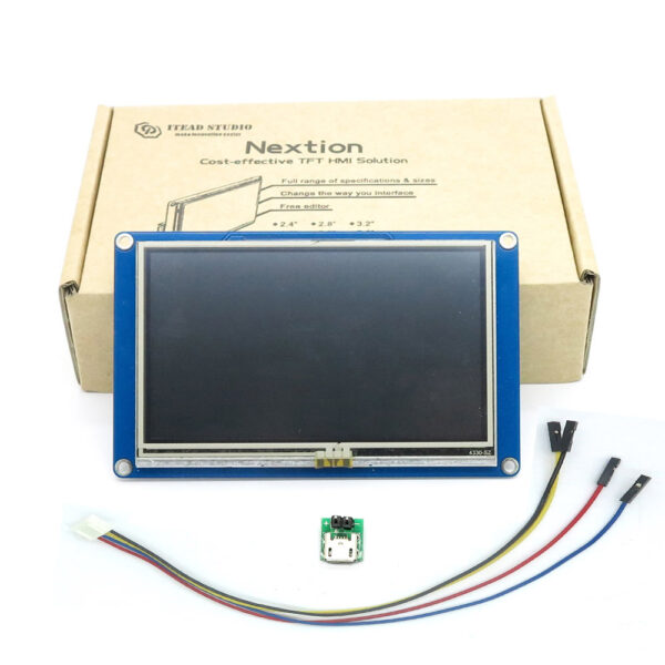 NEXTION NX4827T043 - 4.3'' Basic Series USART HMI Resistive Touch Display