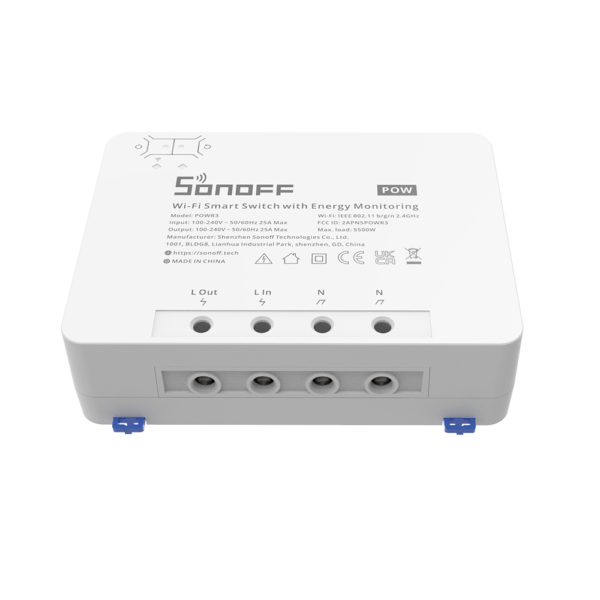 SONOFF POWR3 High Power Smart Switch for AC, Geyser, Motor,Compatible with Alexa and Google Home - Image 4