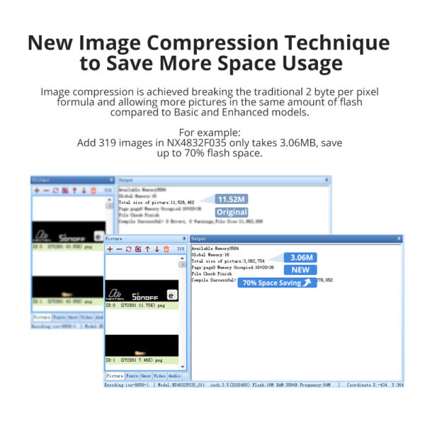 NX4832F035 – Nextion 3.5″ Discovery Series HMI Touch Display - Image 3