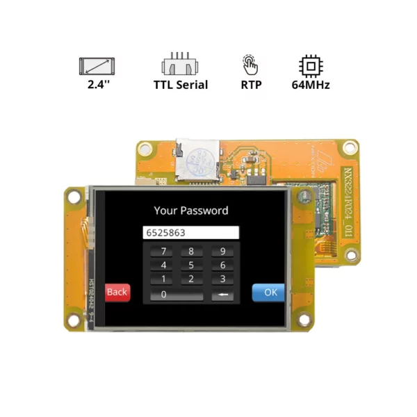NX3224F024 – Nextion 2.4″ Discovery Series HMI Touch Display