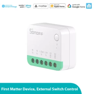 SONOFF MINIR4M MINI Extreme WiFi Smart Home Switch Detach Relay Matter Voice Control with Alexa Google Home